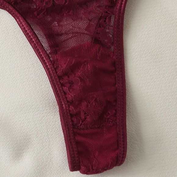 Lingerie Set - Burgundy - Picture 8 of 8
